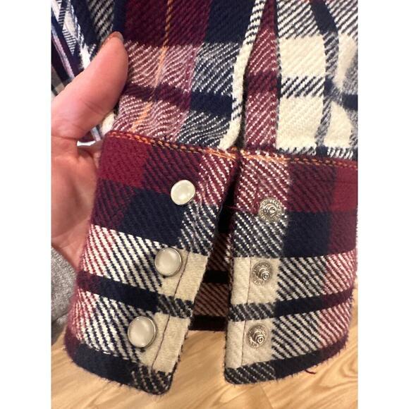 Wrangler Mens XLarge Tall Plaid Button up Shirt, snap closure - Picture 6 of 9